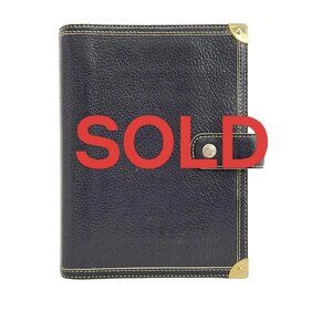 LOUIS VUITTON Agenda MM Noir Suhali - Agenda 248-060625